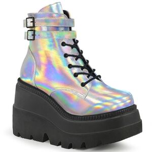 Holographic Platform Boots
